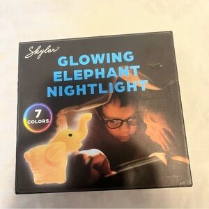 Glowing Elephant Night Light